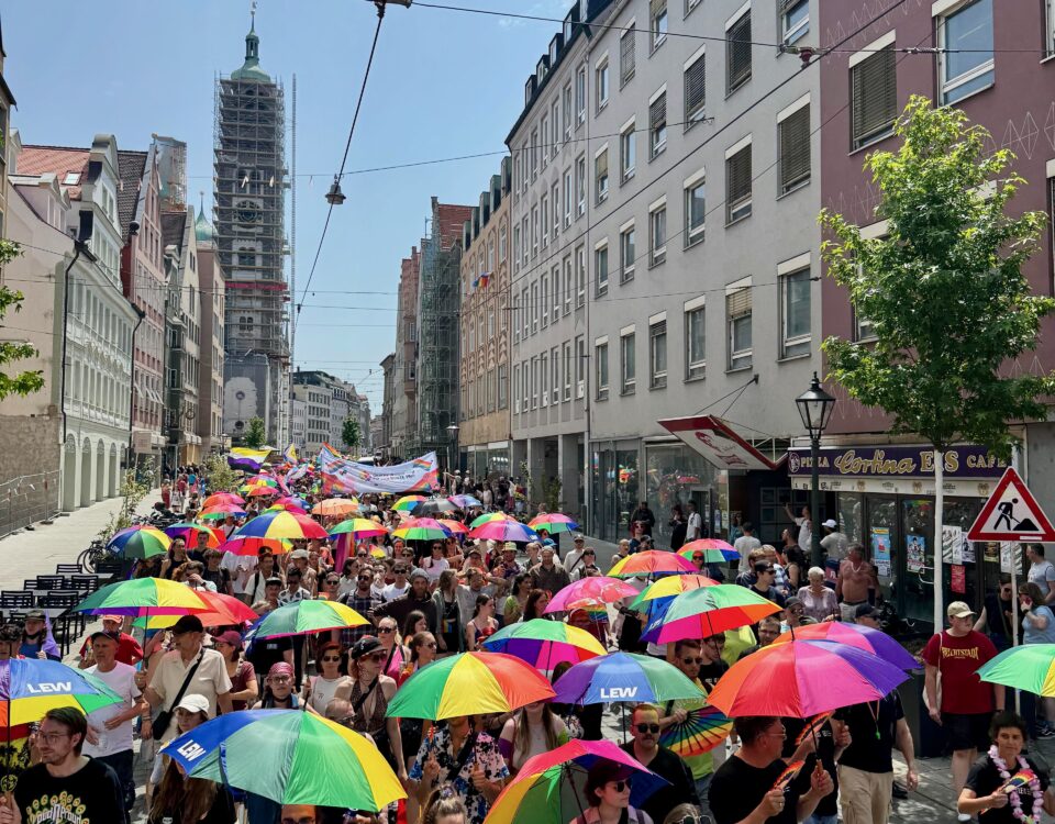 Foto der CSD Augsburg 2025 Parade
