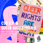 Queer Rights are Human rights - CSD e. V. und Queer Augsburg e.V. auf dem Modular-Festival
